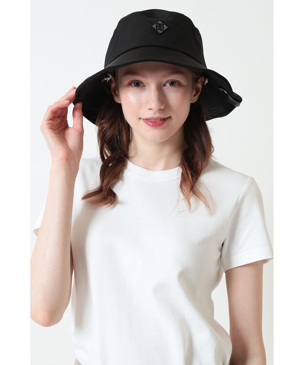 DAKS DAKS GOLF ワイドバケットハット ブラック