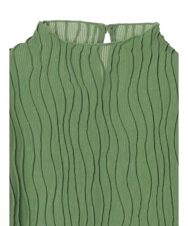 Green Parks ・Ｐｅｔｉｔ　Ｆｌｅｕｒ　ウェーブメロープルオーバー Green