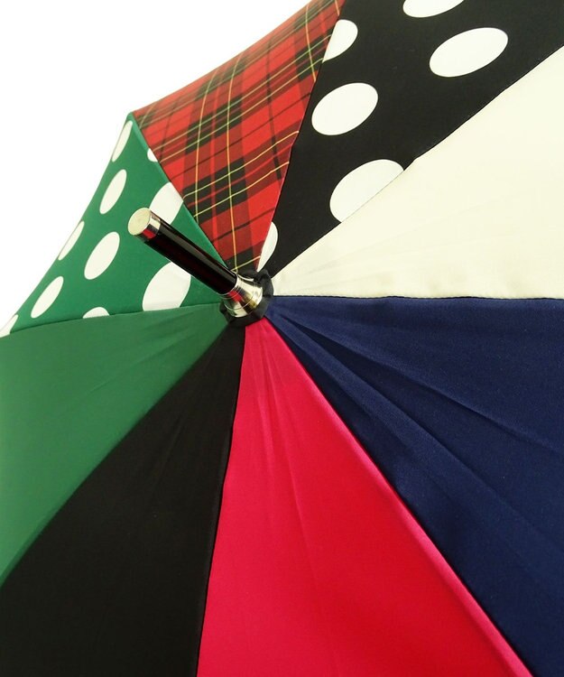 +RING 【プラスリング】【数量限定】 レディース向け 雨傘（長）60cm MLT T1198 NEW COLLECTION マルチカラー