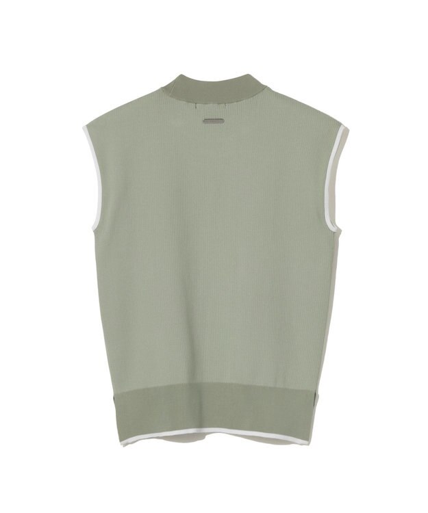 ZERO HALLIBURTON ノースリーブモックネックニット ZHG-W6S8b 85222 ライトグリーン