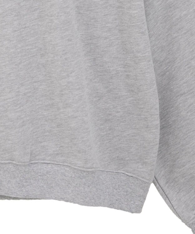 Green Parks ■PEANUTS スヌーピーミニ刺繍スウェット Gray