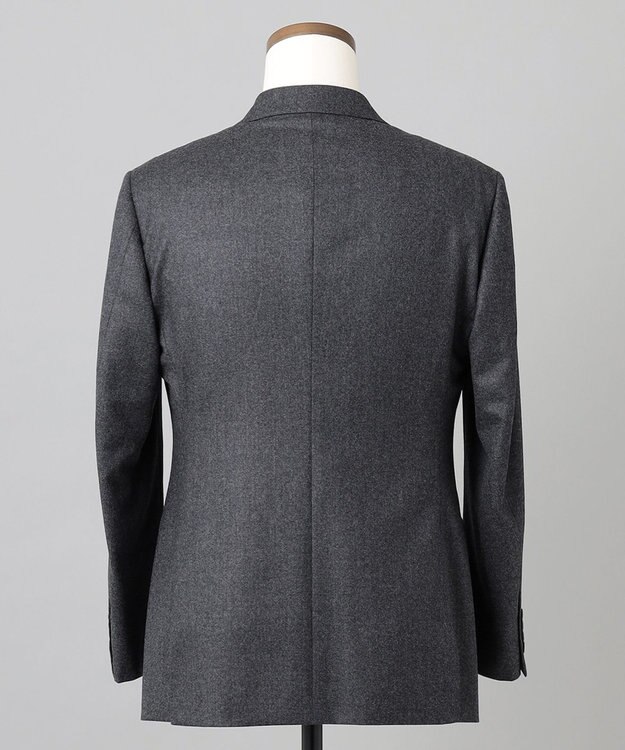 GOTAIRIKU 【CANONICO】サキソニー Super 120's ダブルブレストスーツ グレー系