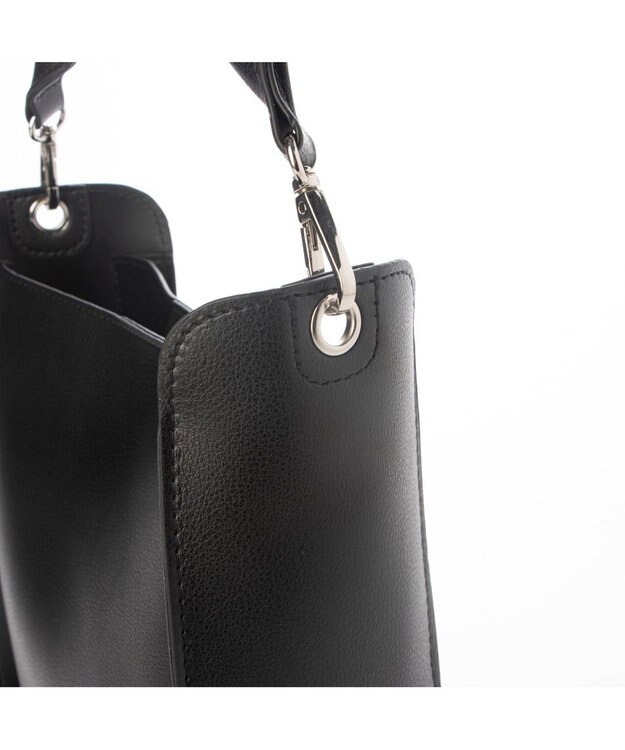 UNBILLION カシュカシュ cachecache / スマホショルダー付きラウンドショルダーバッグ ブラック