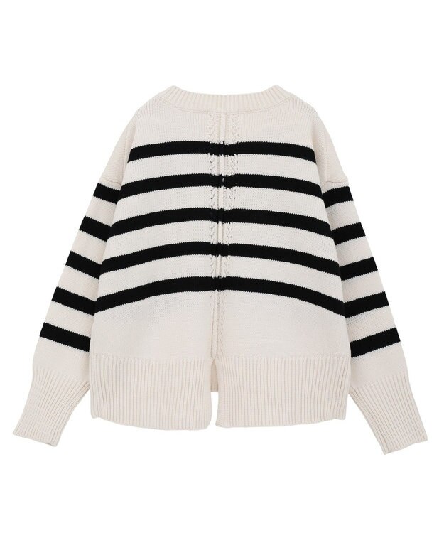 Green Parks こなれ主役ニットプルオーバー Border