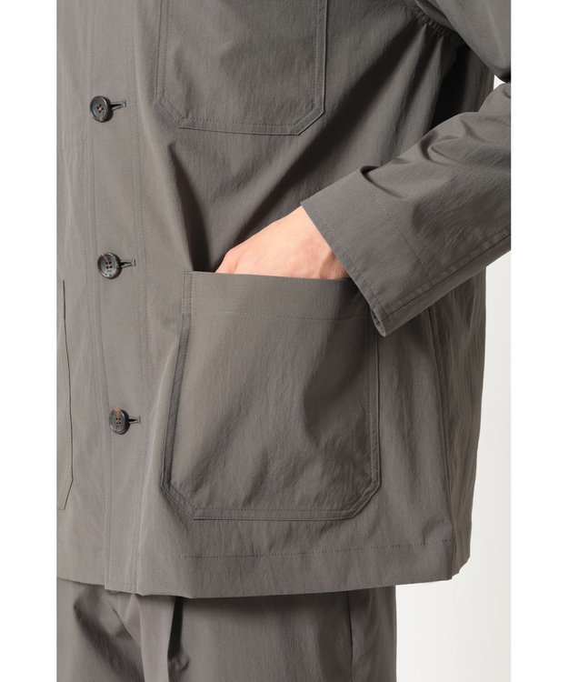 DAKS 温度調節タフタ・カバーオールブルゾン クロッカリー