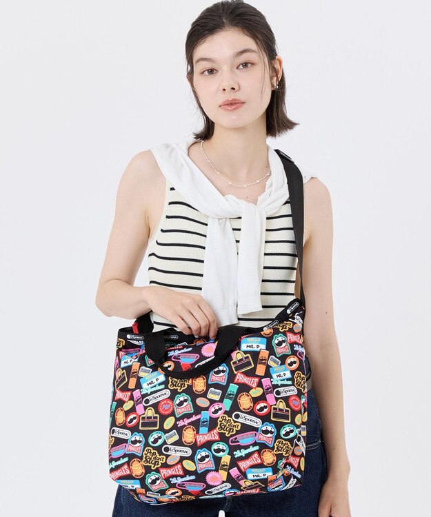 LeSportsac DELUXE EASY CARRY TOTE/プリングルズスティッカーズ プリングルズスティッカーズ