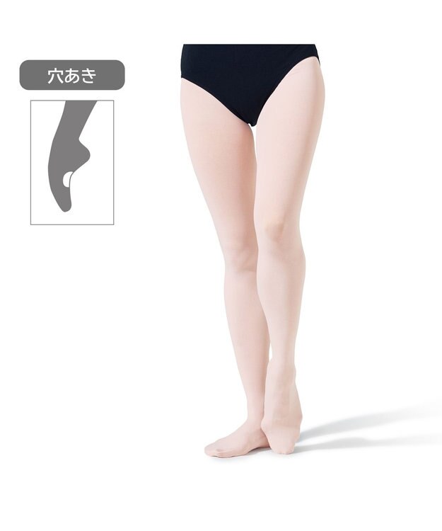 Chacott 【数量限定】クールタイツ（穴あき）大人・ジュニア ロイヤルピンク