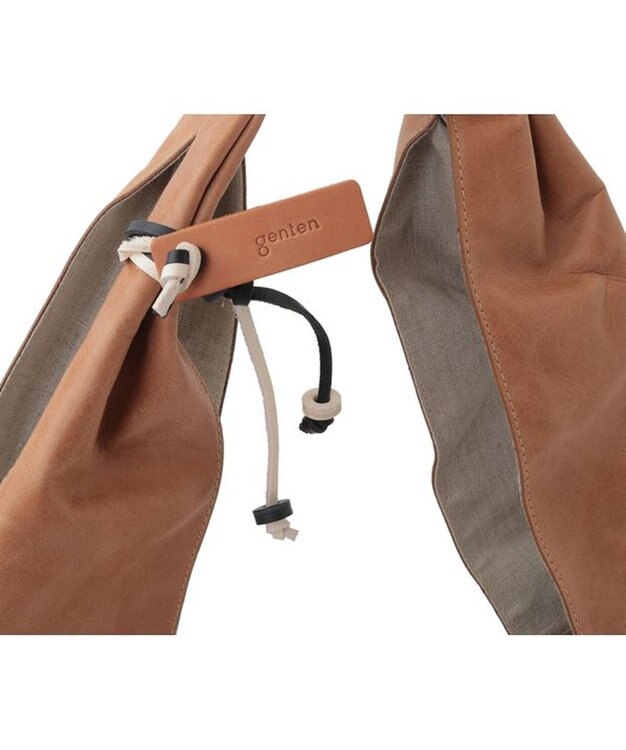 genten ピアット　大 ダークキャメル