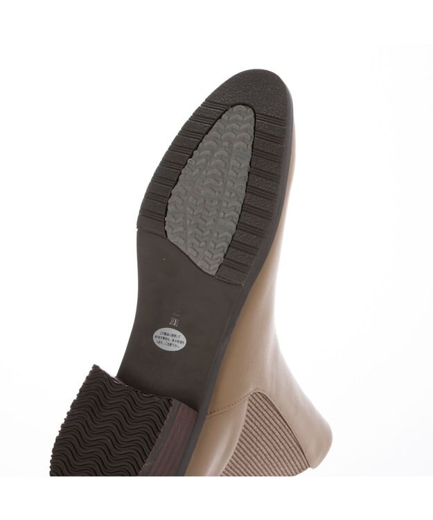 ing <ing>サイドゴアブーツ ベージュ