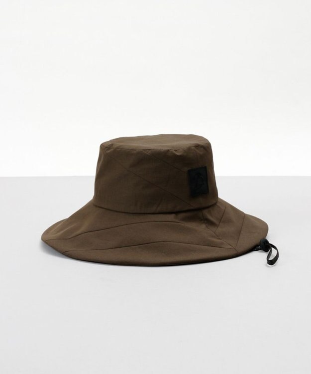 AURORA 【 Beaurance （ビューランス）】ワッペン付き切り替えアドベンチャーハット ブラウン