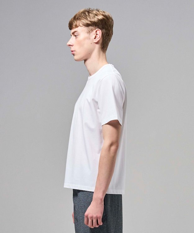 JOSEPH HOMME クリアコットンカノコ クルーネックTシャツ ホワイト系