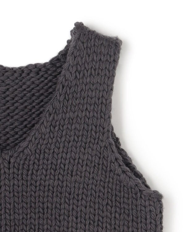 uncrave ハンドニット ジレ スレート