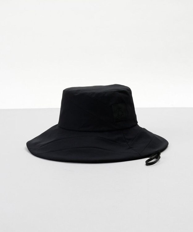 AURORA 【 Beaurance （ビューランス）】ワッペン付き切り替えアドベンチャーハット ブラック