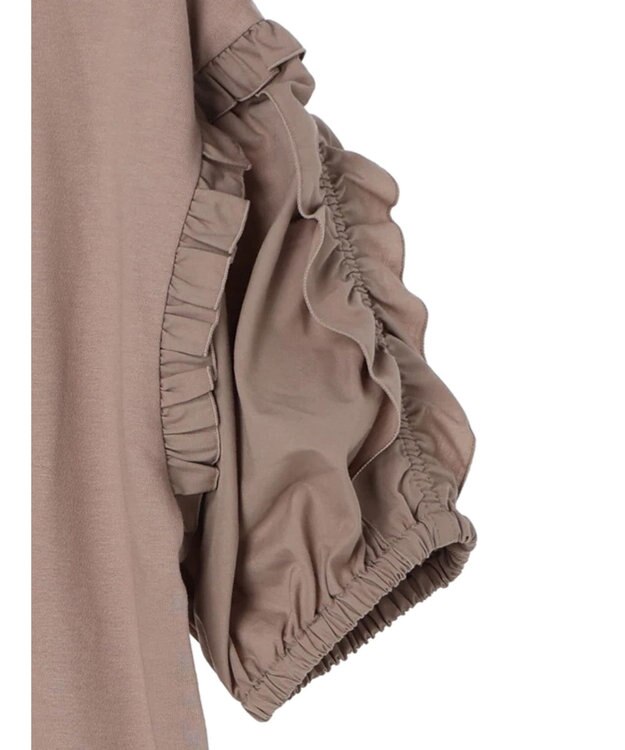 Green Parks ・ＥＬＥＮＣＡＲＥ　ＤＵＥ　ラッフルパフＴＥＥ Gray Beige