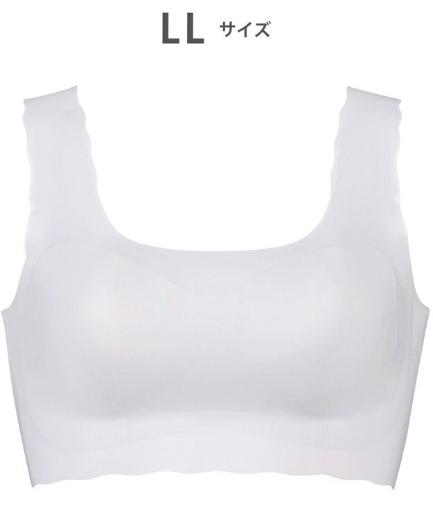 WACOAL 【GOCOCi ゴコチ】 ノンワイヤーブラ ハーフトップ まるでつけていないような着ごこち フラット仕上げ ホックなし CGG535 /ワコール グレー