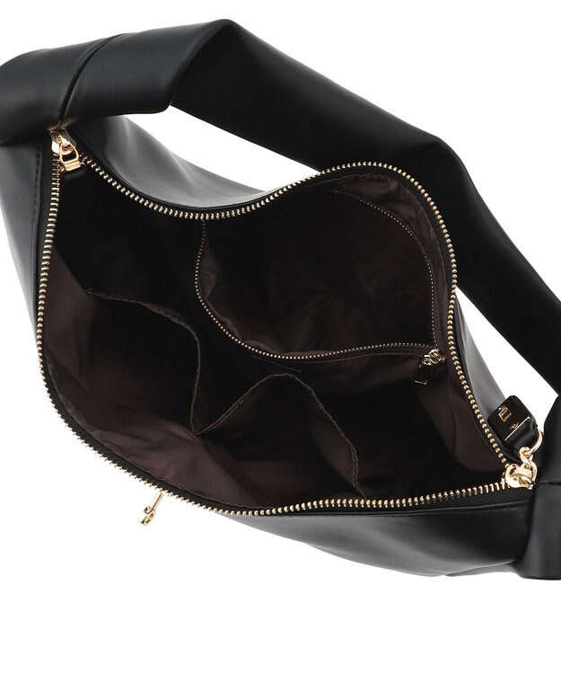 23区 ラウンド ショルダーバッグ ブラック系