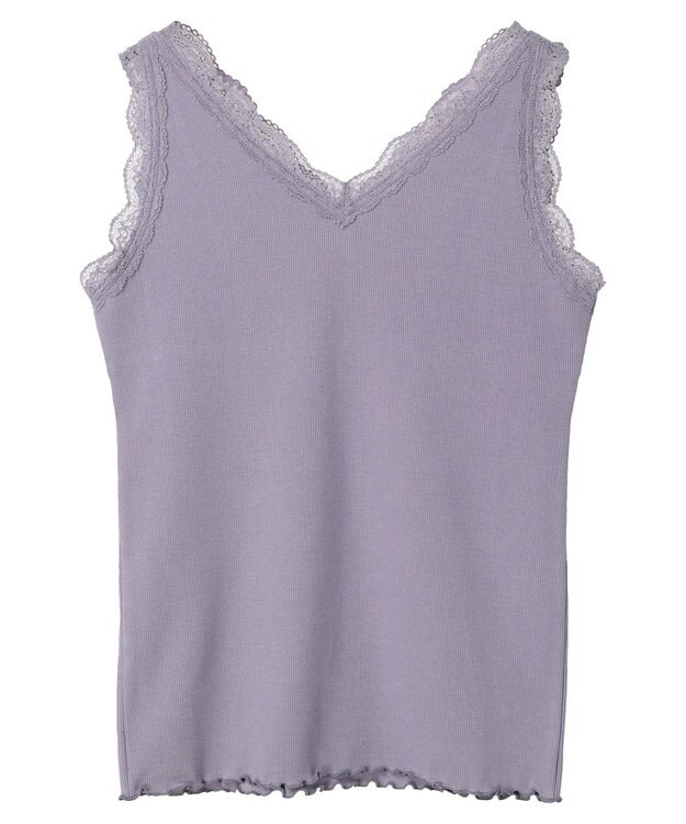 earth music&ecology 前後２ＷＡＹレースタンクトップ Sax