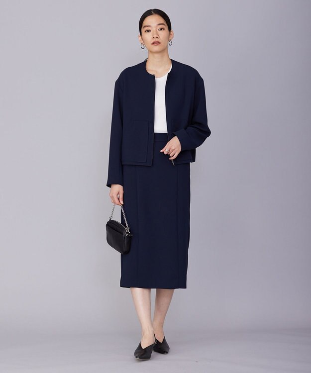 ICB 【洗える】４×２リブ プルオーバー オフホワイト系