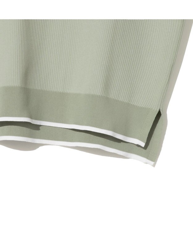 ZERO HALLIBURTON ノースリーブモックネックニット ZHG-W6S8b 85222 ライトグリーン