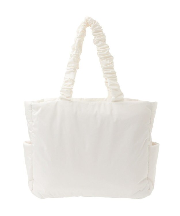 Maison de FLEUR リボン刺繍パファートートバッグ Ivory