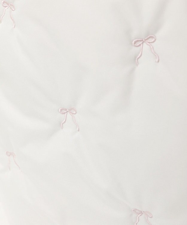 Maison de FLEUR リボン刺繍パファートートバッグ Ivory