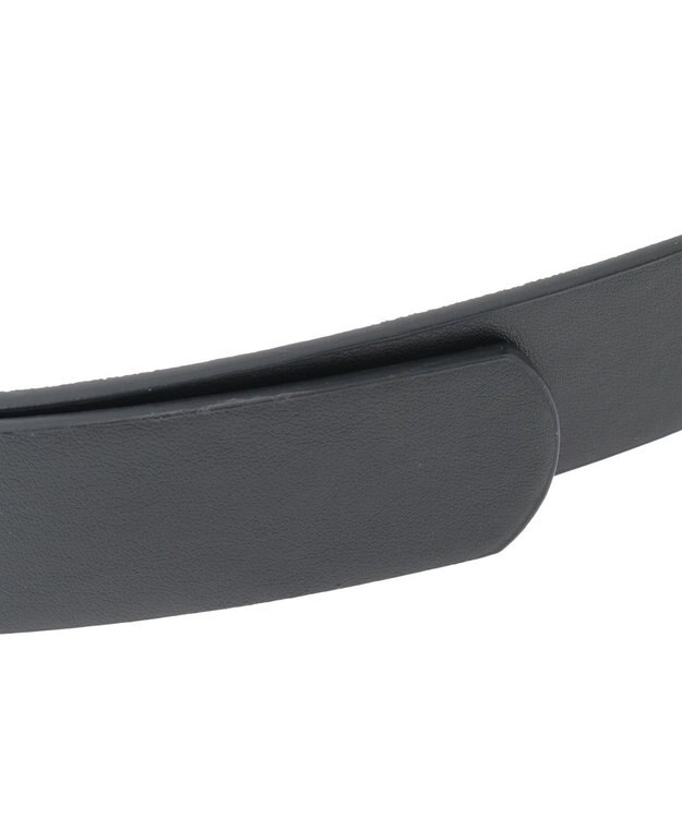 earth music&ecology ラウンド　バックルベルト Black