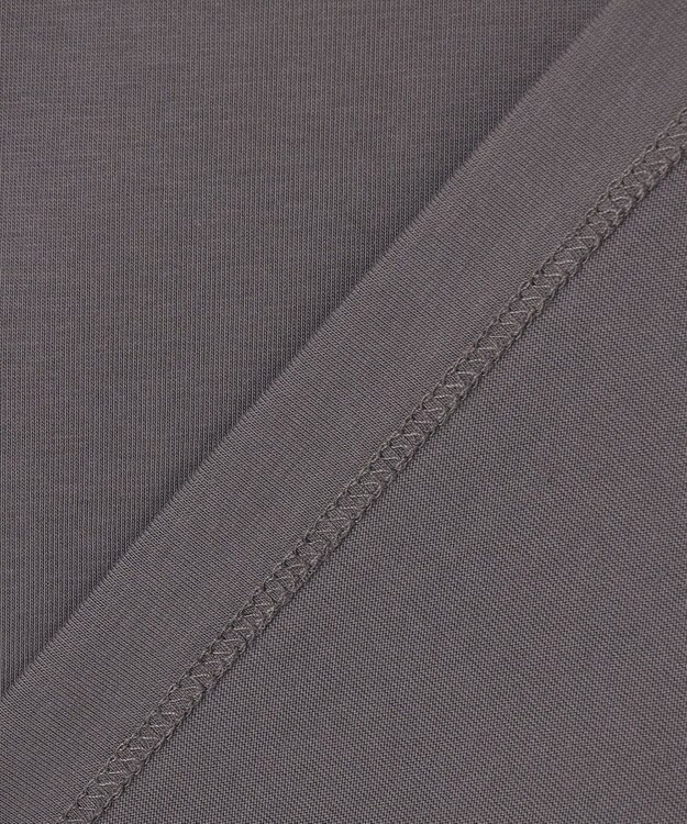 ANY L オーガビッツ刺繍ロゴＴシャツ チャコール