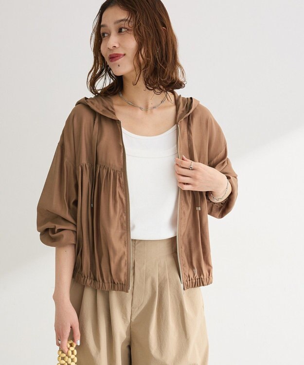 Green Parks シアーマウンテンパーカー Brown