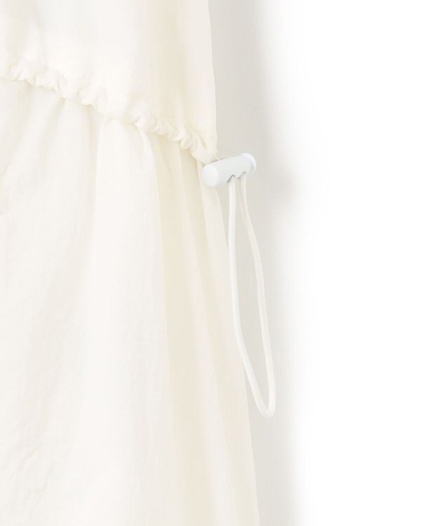 uncrave シアープルーフナイロン ドローコードスカート ホワイト