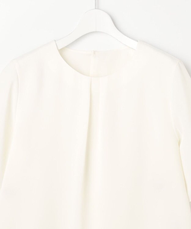 J.PRESS LADIES ドライシフォン カットソー ホワイト系