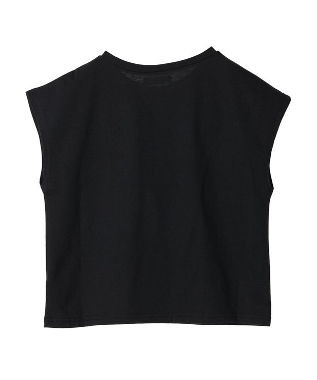 Green Parks ・ｓｗｉｎｇ　ｂｙ　ロゴ刺繍フレンチＴＥＥ Black