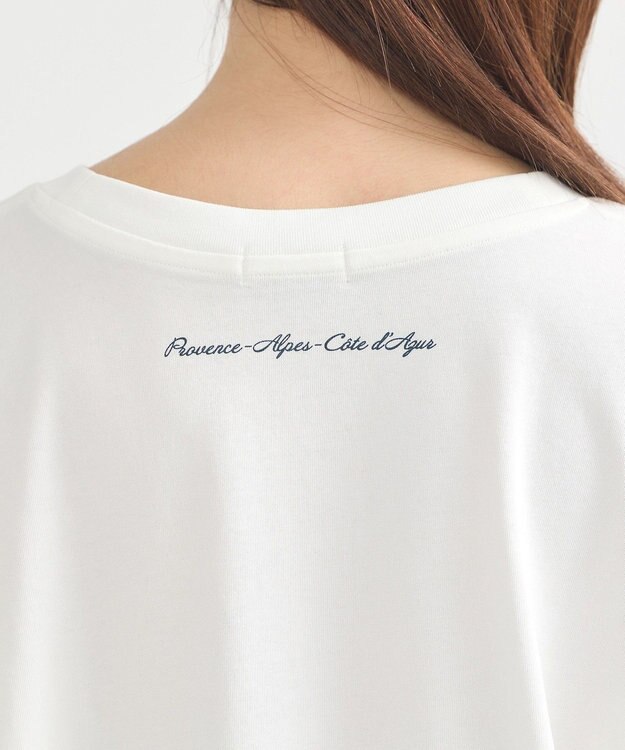 earth music&ecology ＰｈｏｔｏスリットＴ Off White