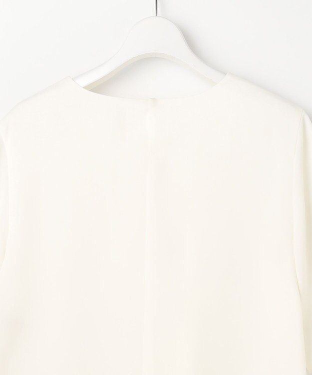 J.PRESS LADIES ドライシフォン カットソー ホワイト系