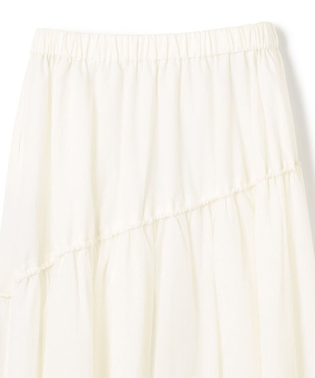 uncrave シアープルーフナイロン ドローコードスカート ホワイト