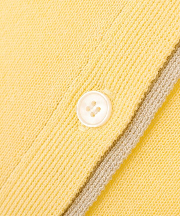 AMERICAN HOLIC 配色フリルレイヤードカーディガン Yellow