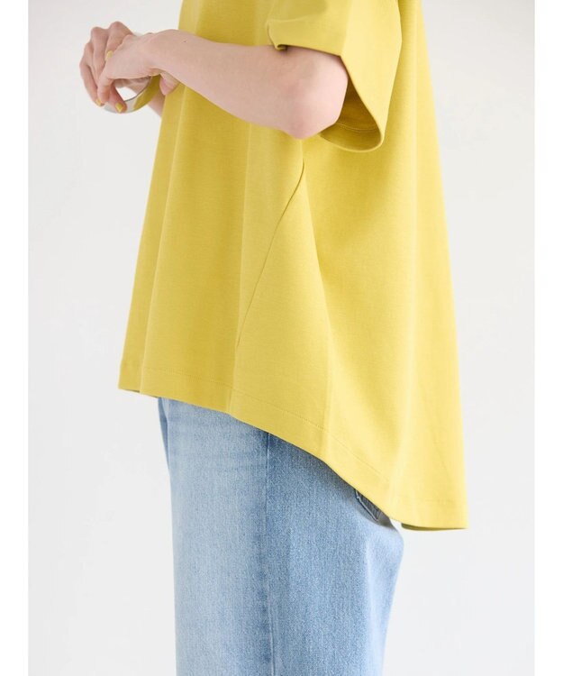 AMERICAN HOLIC 接触冷感バックタックポンチプルオーバー Yellow