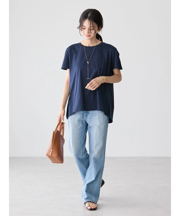 AMERICAN HOLIC バックレイヤードカットプルオーバー Navy