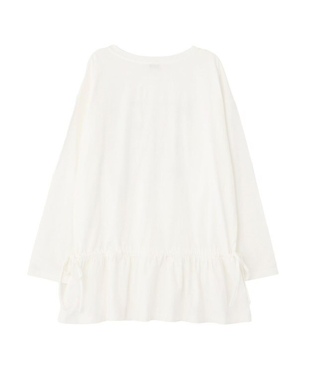 earth music&ecology 【予約】リラックマ×earth ブラウジングロンT オフホワイト