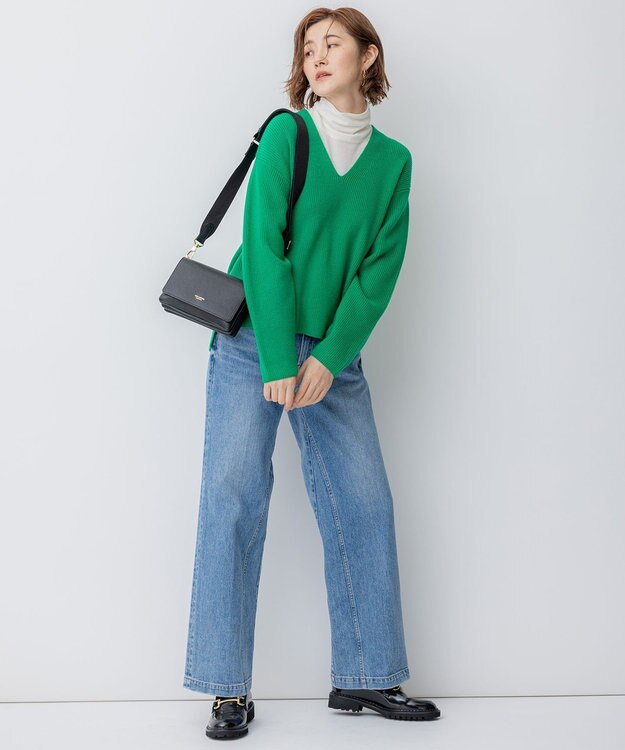 23区 VIOLAdORO シュリンレザー ミニショルダーバッグ ブラック系