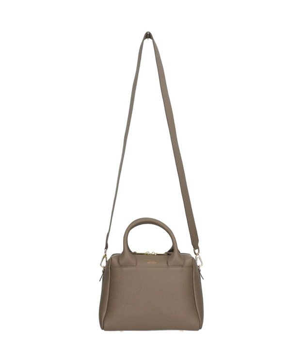 INTER-CHAUSSURES 【CHRISTIAN VILLA】ベーシックレザーハンドバッグ オーク