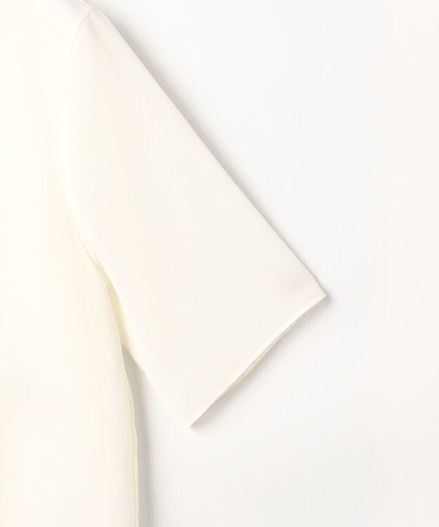 J.PRESS LADIES ドライシフォン カットソー ホワイト系