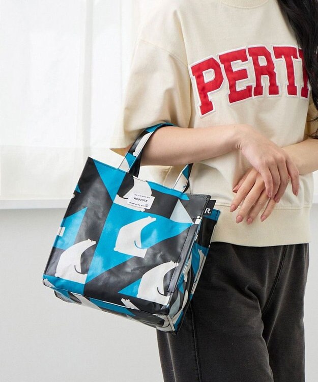 ROOTOTE 3534【ルートート】EU.スクエア.ラミネート-X 03：ポーラーベア