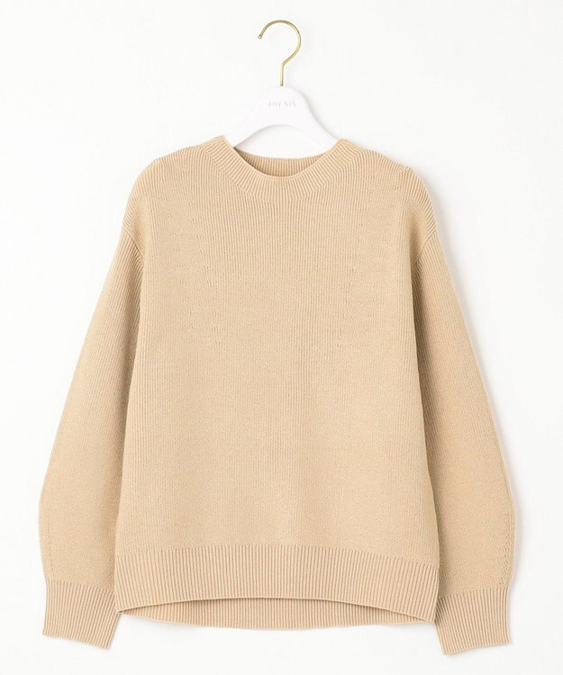 ANY SIS 【洗える】彩色兼美 ニット シャンパン