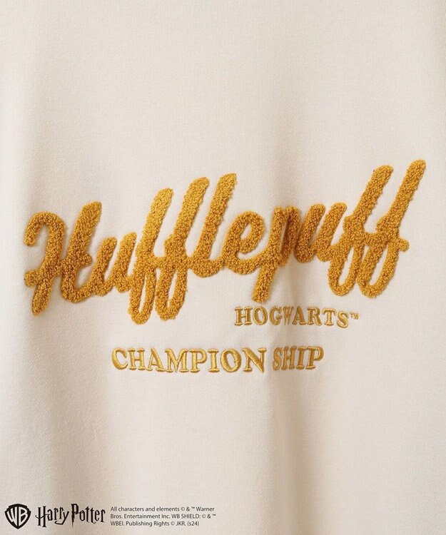 Green Parks ハリー・ポッター／サガラ刺繍裏毛プルオーバー Beige