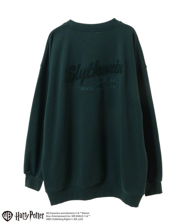 Green Parks ハリー・ポッター／サガラ刺繍裏毛プルオーバー Green