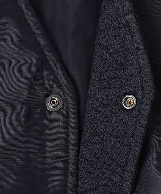 JOSEPH HOMME 【2WAY】パデットニットブロック　リバーシブルベスト ネイビー系