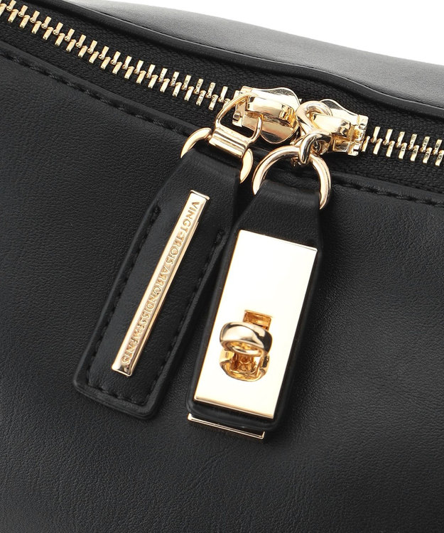 23区 ラウンド ショルダーバッグ ブラック系