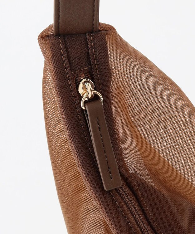 UNFILO シアー ショルダーバッグ ブラウン