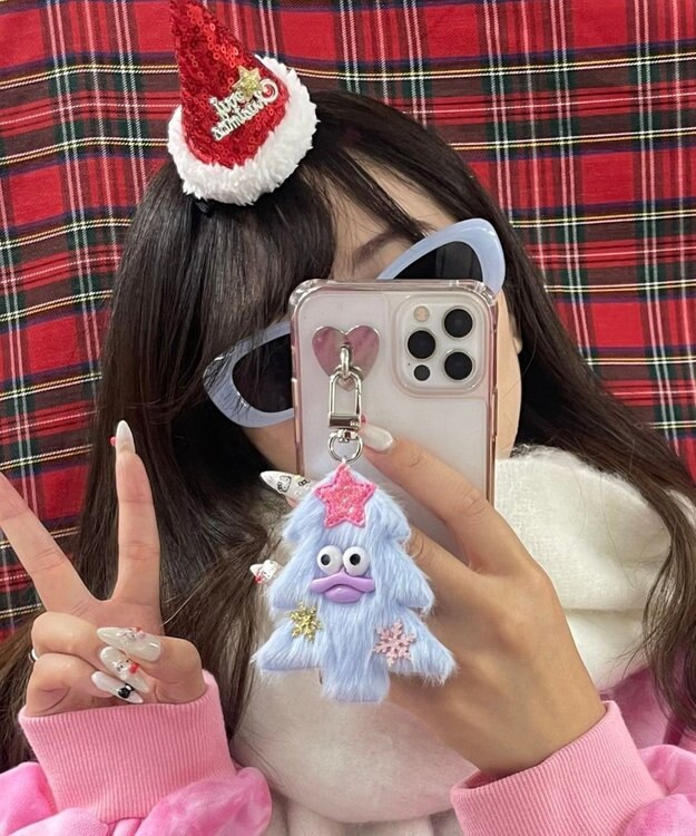 WEGO ミニキラリンツリーモンスターぬいぐるみキーホルダー