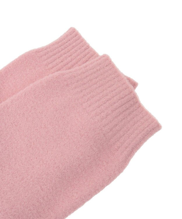 earth music&ecology 【イージーケア】パウダーシャギーフーディーマフラー Pink